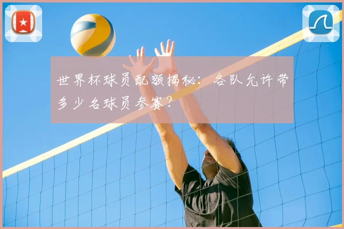 世界杯球员配额揭秘:各队允许带多少名球员参赛?