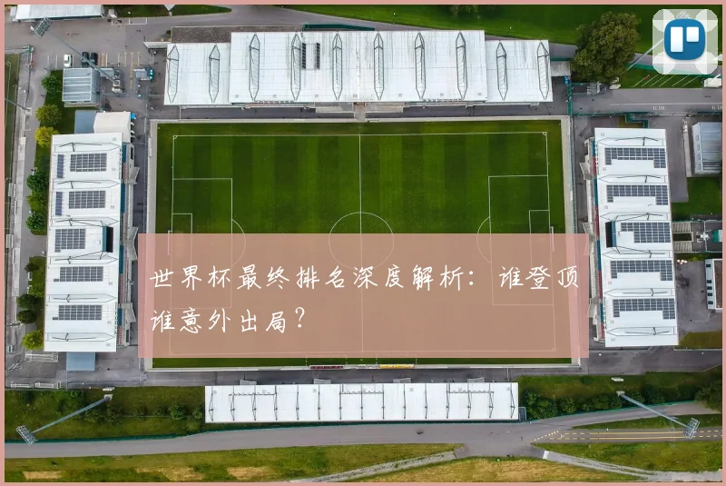 世界杯最终排名深度解析:谁登顶谁意外出局?