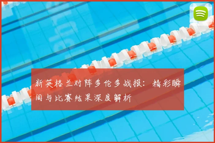 新英格兰对阵多伦多战报：精彩瞬间与比赛结果深度解析